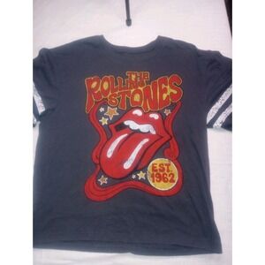 The Rolling Stones Xs(0-2) 2024‎ Cotton T Shirt Band Graphic Tee
